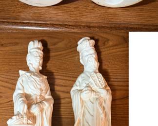 Norcrest MCM Asian couple, porcelain 