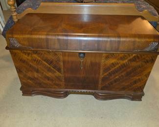 Waterfall cedar chest