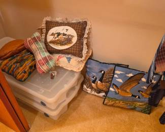 Pillows and storage containers
