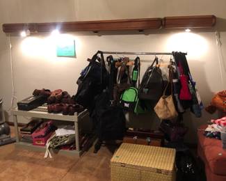 Danish Teak Overhead Lighted Shelves!!!