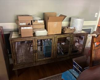 Mirrored buffet