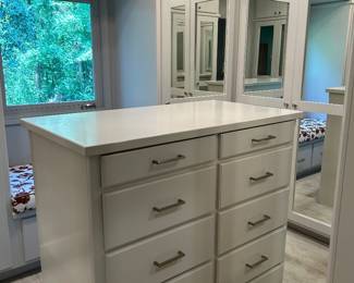 Dressing Room Storage!