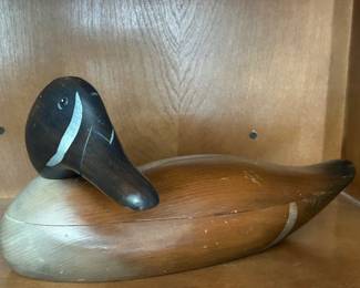 Hand Carved Wooded Duck with Secret Compartment