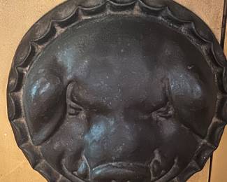Iron Pig Mold with Handles