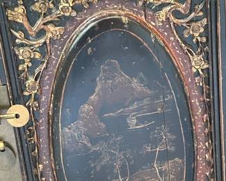 One of the Hand Painted Door Panels