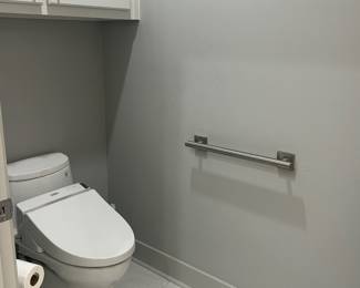 Toilet in its own "Water Closet"