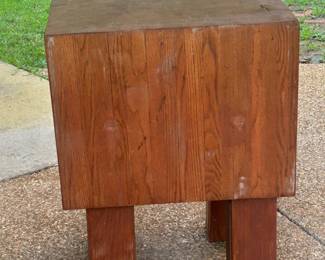 Wooden Butcher's Block