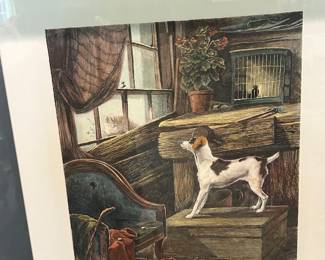 Quaint Dog Print