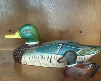 Hand Carved Wooden Ducks