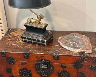 Asian Chest with Black Hinges