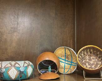 Hand Decorated Gourds