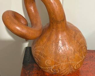 Etched Gourd Lamp