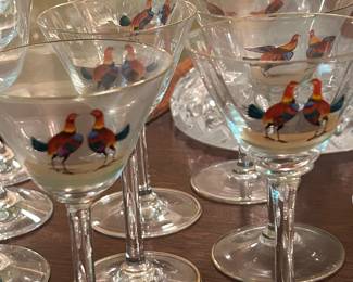 Hand Painted Martini Glasses