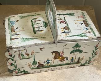 Hand Painted Antique Box