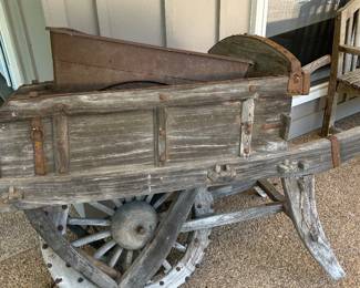 Antique Wooden Wagon....great for plants!