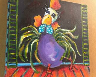 Colorful and Fun Oil Painting by M Young