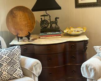 Antique Empire 3 Drawer Chest