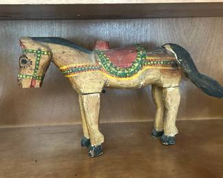 Hand Carved and Hand Painted Horse