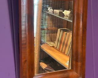 Antique Mahogany Empire Mirror