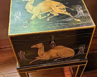 Hand Painted "Camel" Box on Legs