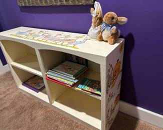 Fabulous Hand Painted Child's Bookcase