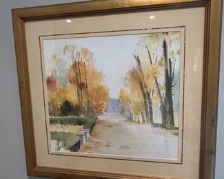 Autumn Water Color