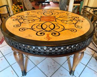 Stunning CustomMade Marble Top Table
