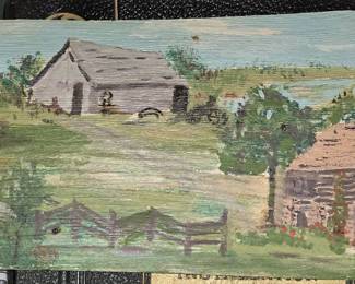 1960's ORGINAL SHEPHERD OF THE HILLS PAINTING