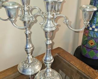 GORHAM STERLING SILVER CANDELABRAS
