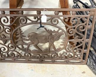 Another heavy iron decorative piece