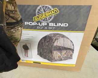 New in the box pop-up-blind
