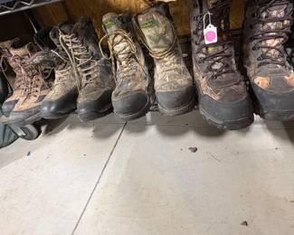 Some of the hunting boots available.