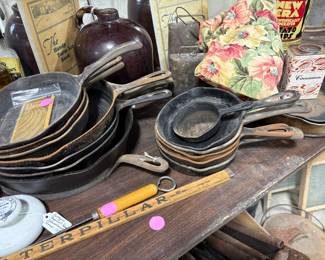 Old iron cookware...Wagner and Grizwold