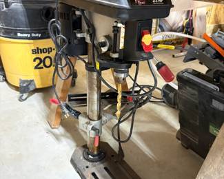Drill press and another shop vac