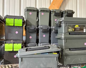 Loads of ammo boxes - many loaded with a variety of shells