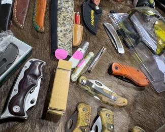 Knives, knives, and more....