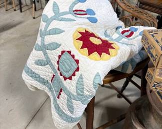 Beautiful hand sewn quilt
