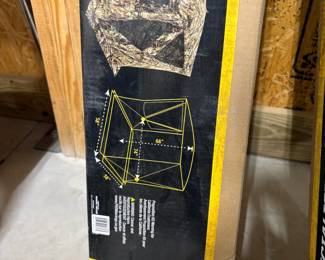 One of 2 ground blinds from Cabela's