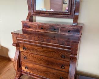 Antique dresser with mirror