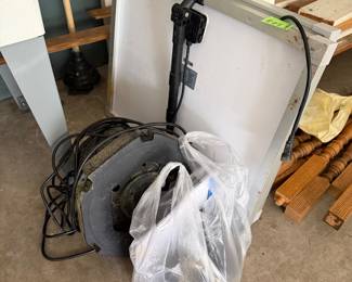 My Natural Pond solar water fountain (needs a new electrical cord, used 3 days before animals chewed through cord)