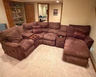 LaZboy brown sectional