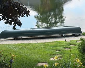 Pelican flat bottom canoe