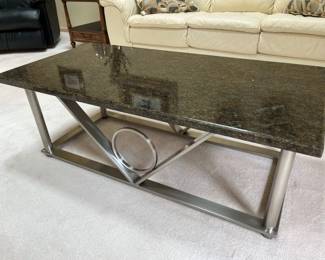 103 Granite Top Cocktail Table