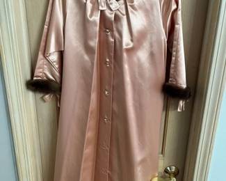 103 Vintage Satin House Coat