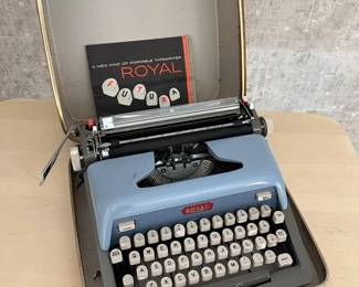 103 Royal Futura Vintage Travel Typewriter