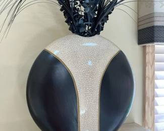 103 Crackled Art Vase