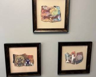 103 Ginny Hogan Original Petroglyph Paintings