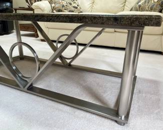 103 Granite Top Cocktail Table Base Detail