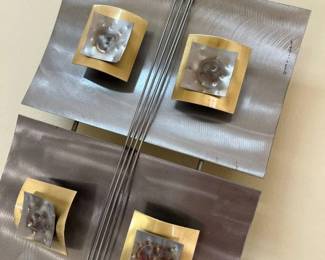 103 Original Metal Art Panel Detail