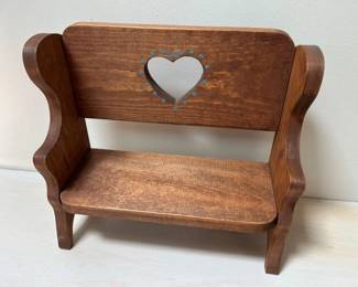 103 Wood Doll Bench Bookshelf